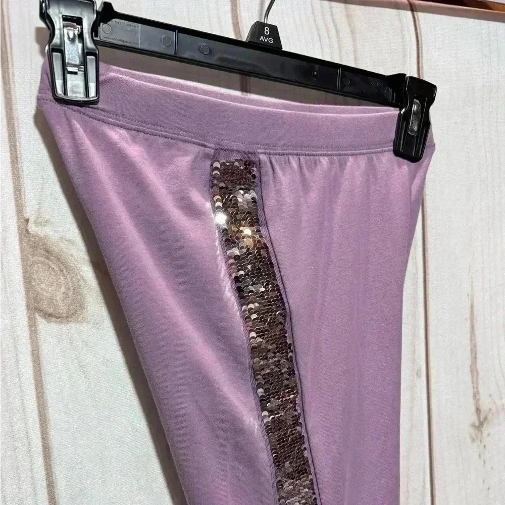 GAP‎ Kids Flippy Sequin Panel Leggings Size XXL 14/16 Purple